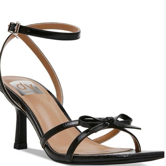 NWOT! DV Dolce Vita Zidane Bow Ankle-Strap Dress Sandals - Picture 1 of 9